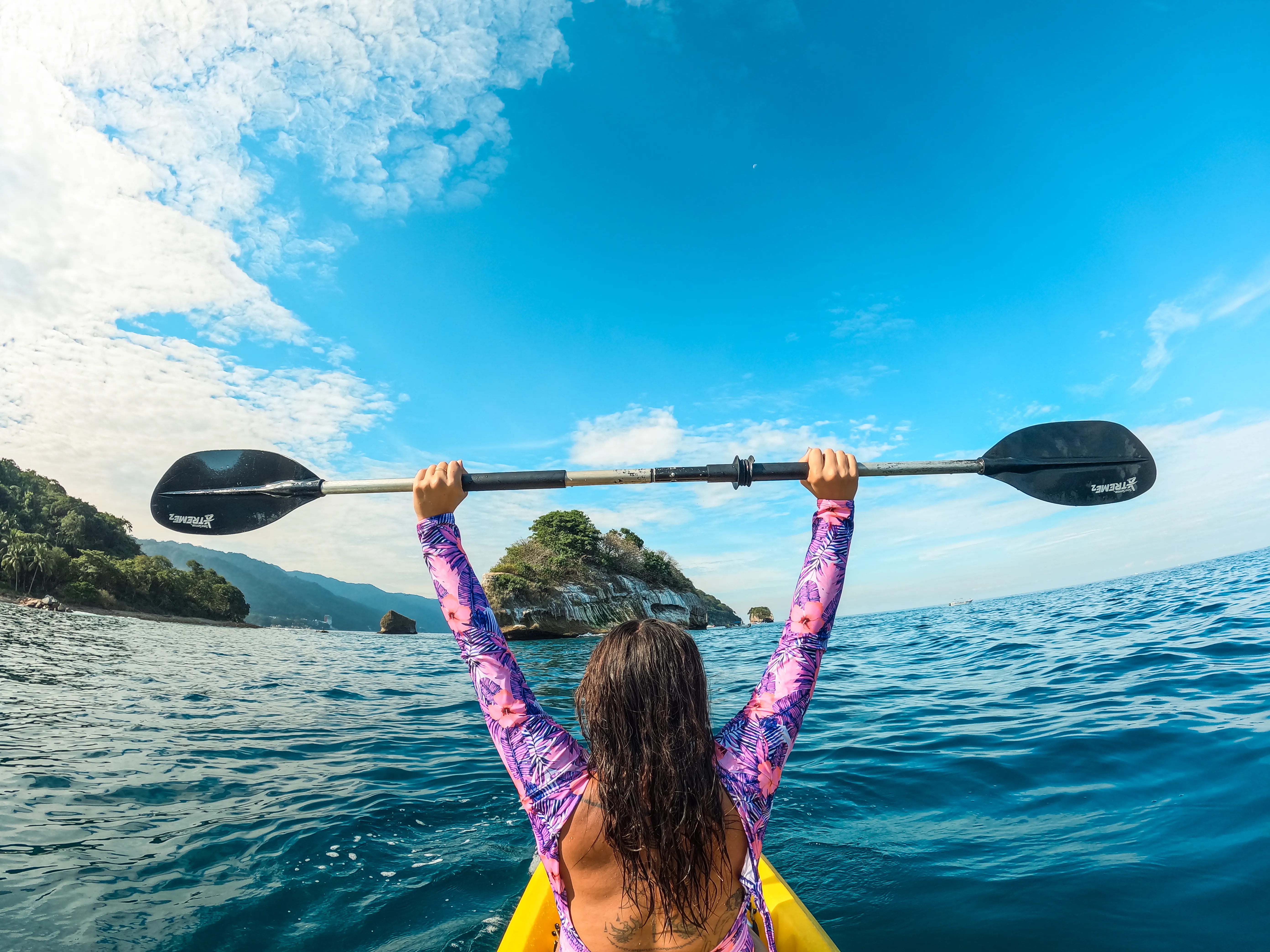 Kayaking during Wellness Month at Garza Blanca Puerto Vallarta