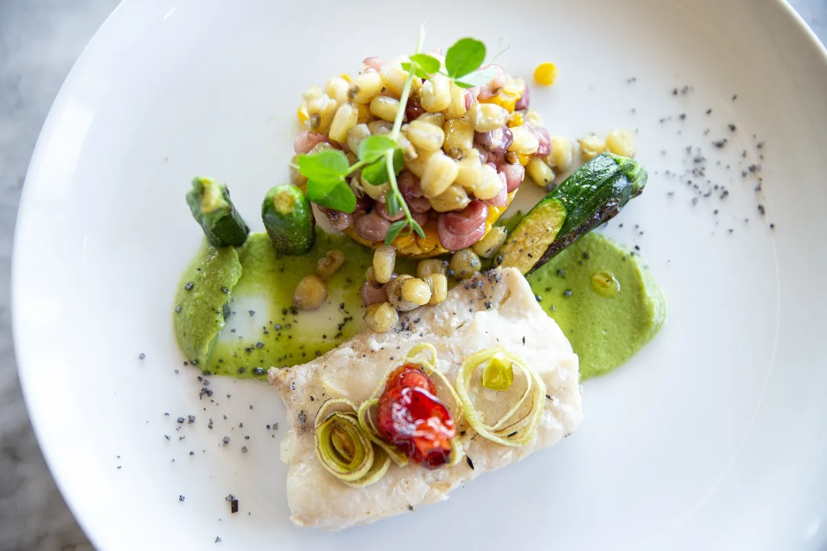 Wellness-inspired dish from the menu at Garza Blanca Puerto Vallarta