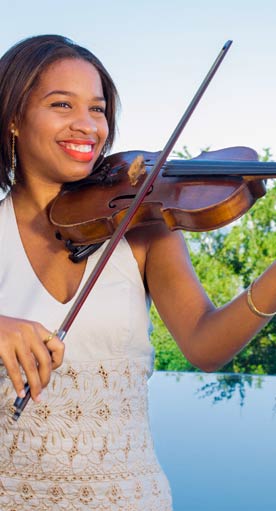 violinista Garza Blanca Preserve